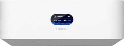 Ubiquiti UniFi Express 7 UX7 Router Wireless Cloud Gateway 10G Wi-Fi 7 Mesh - Immagine 1 di 4