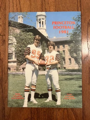 1981 Vintage "PRINCETON FOOTBALL MEDIA GUIDE" {TIGERS} Book, RARE! - Image 1 of 4
