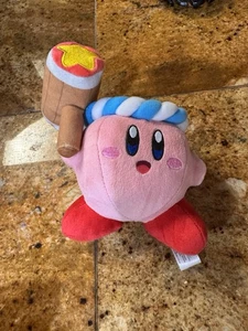 Kirby Hammer 5 Inch Plush / ALL STAR COLLECTION - Japan - Picture 1 of 6