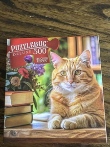 Puzzlebug Puzzle 500 Teile - Feline Whimsy Ginger Cat - Bild 1 von 8