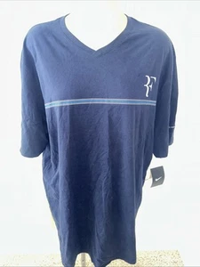 New Nike Vintage Roger Federer  Tennis  T Shirt Top Men’s Sz 2XL - Picture 1 of 2
