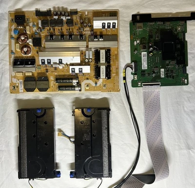 Samsung QN82Q60TAFXZA Repair Boards Mainboard BN94-15735E PowerBoard BN44-01065A - Image 1 of 4