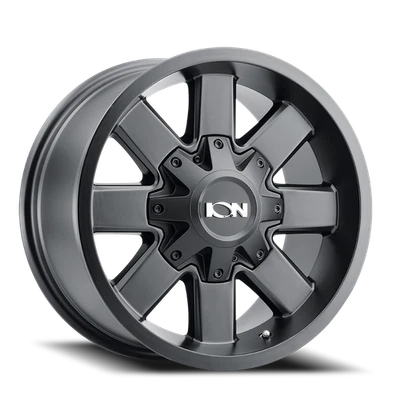 ION Wheels Rim 141 18x9 8x180 ET18 124.1CB Satin Black - Image 1 of 4