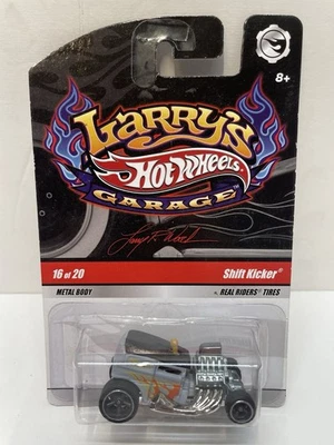 Hot Wheels Larry's Garage Shift Kicker Real Riders Gray W/Orange Flames 16/20 - Image 1 of 3