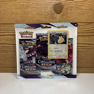 Pokémon Chilling Reign Blister Pack mit Snorlax Promo Sealed - Bild 1 von 3