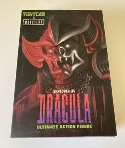 NECA SHREDDER AS DRACULA FIGURE TEENAGE MUTANT NINJA TURTLES X UNIVERSAL MONSTER - Picture 1 of 4