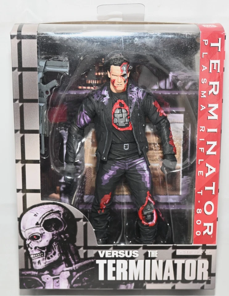 NECA REEL TOYS VERSUS THE TERMINATOR PLASMA RIFLE T-800  7" ACTION FIGURE - Image 1 of 2