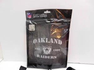 Cubierta de libro elástica Oakland Raiders 2014 y bolsa de compras Bonus Raiders - Imagen 1 de 11