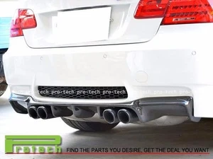 GTS Look Carbon Fiber Bumper Add on Diffuser For BMW 2008-2013 E92 E93 M3 only - Picture 1 of 3