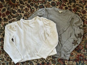 Jess Simpson Ruffle Glitter Star GBgirls Puff Sleeve Sweatshirt Lot Girl’s 14/16 - Picture 1 of 8