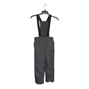 Children's Place Ski Pants Grey Unnisex Bib Overalls Size 12 - Picture 1 of 4