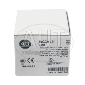 NEW Allen Bradley 100-FA22 Auxiliary Contact Front Mount, 2 NO / 2 NC Contact - Picture 1 of 5