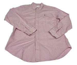 Vintage Polo Ralph Lauren Hemd Herren Large Custom Fit Rosa Gingham Kariert - Bild 1 von 7