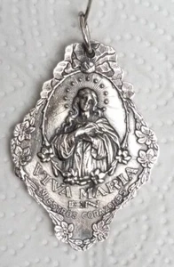 Großer massiver 925 Silber Anhänger VIVA Maria Mutter Gottes - Bild 1 von 3