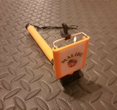 Malibu Rum Orange Branded Selfie Stick Brand New Foto 1 de 3