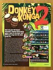 Donkey Konga 2 Gamecube 2005 Print Ad/Poster Page Official Original Promo Art