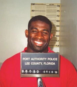DEION SANDERS FOTO POLICIAL BRILLANTE PÓSTER FOTO IMPRESIÓN BANNER 9451 - Imagen 1 de 1