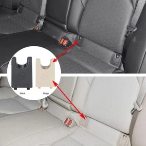 Black Car Rear Child Seat Hook ISOFix Cover Cap For Toyota Camry Avalon NEW D0L4 - Picture 1 of 11