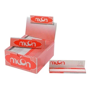1 Box 50 Hefte MOON Red King Size Slim Zigaretten Blättchen 108×44mm - Bild 1 von 9