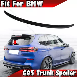 2019-2025 Fits BMW X5 G05 SUV V Type Rear Middle Trunk Spoiler Wing Painted - Foto 1 di 5