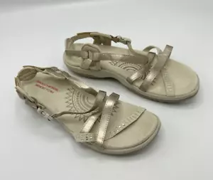 Skechers Womens Size 9 Reggae Woven Hiking Adjustable Beige Sandals - Picture 1 of 9