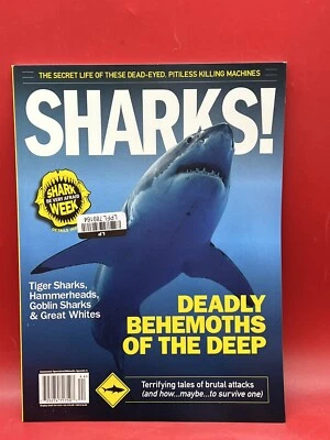 SHARKS Shark Week Magazine DEADLY BEHEMOTHS OF THE DEEP - Image 1 of 2