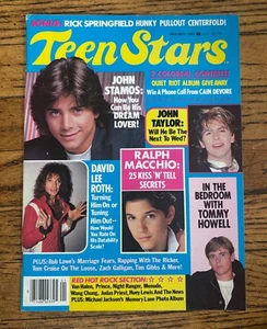Teen Stars Magazine January 1985 Sting Rick Springfield John Stamos R Macchio - Picture 1 of 5