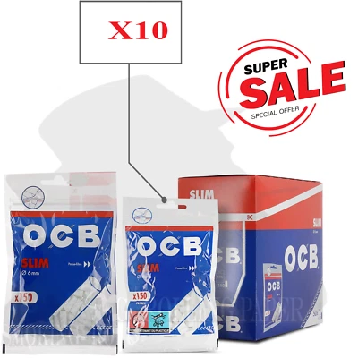 Filtri Ocb Slim 6mm Filtre 10 Buste da 120 Filtrini