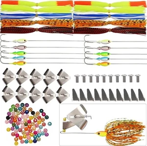 Fabrication Kit, Leurres de pêche. Kit Leurres pour l'achigan/Truites Spinners - Photo 1/7