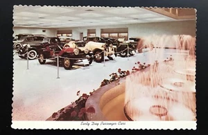 Early Day Cars Postcard Indianapolis Motor Speed Way Hall of Fame 1976 Unposted - Picture 1 of 2