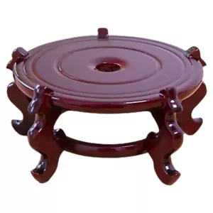 Fioriera in legno piedistallo legno vaso supporto legno pesce ciotola base vaso fiori alzatina legno - Foto 1 di 12