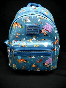 Disney Parks Attractions Mickey Goofy Pluto Blue 2020 Loungefly Mini Mochila Nueva con Etiquetas - Imagen 1 de 6
