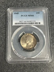 1945 PCGS  MS65  United States Quarter - Picture 1 of 2