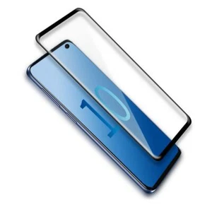 Hartglas Displayschutzfolie für Samsung Galaxy S10E Curved Klar Full Cover - Bild 1 von 1