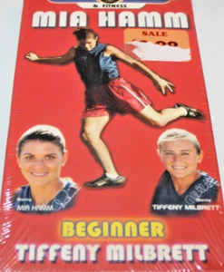Soccer Secrets & Fitness Mia Hamm Beginner (New Sealed VHS) Tiffeny Milbrett - Picture 1 of 2