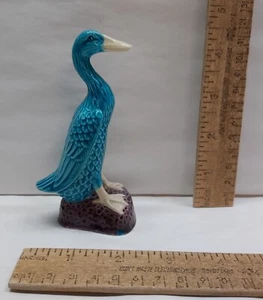 FIGURA DE PATO TURQUESA - 4 5/8 pulgadas de alto - anuncio #131255 - Imagen 1 de 9