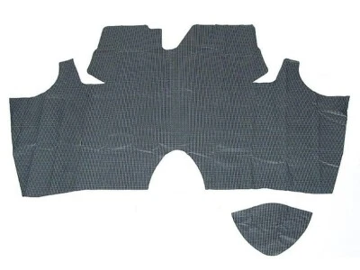 For 1970-1972 Chevrolet Camaro - Gray Houndstooth Vinyl Cargo Trunk Mat - Image 1 of 2