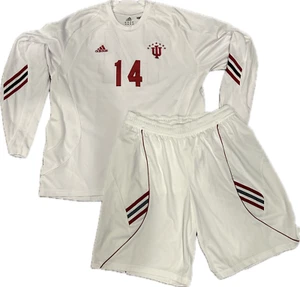 Indiana University Hoosiers Men's Soccer 2008 Game Jersey and Shorts #14 - Picture 1 of 2