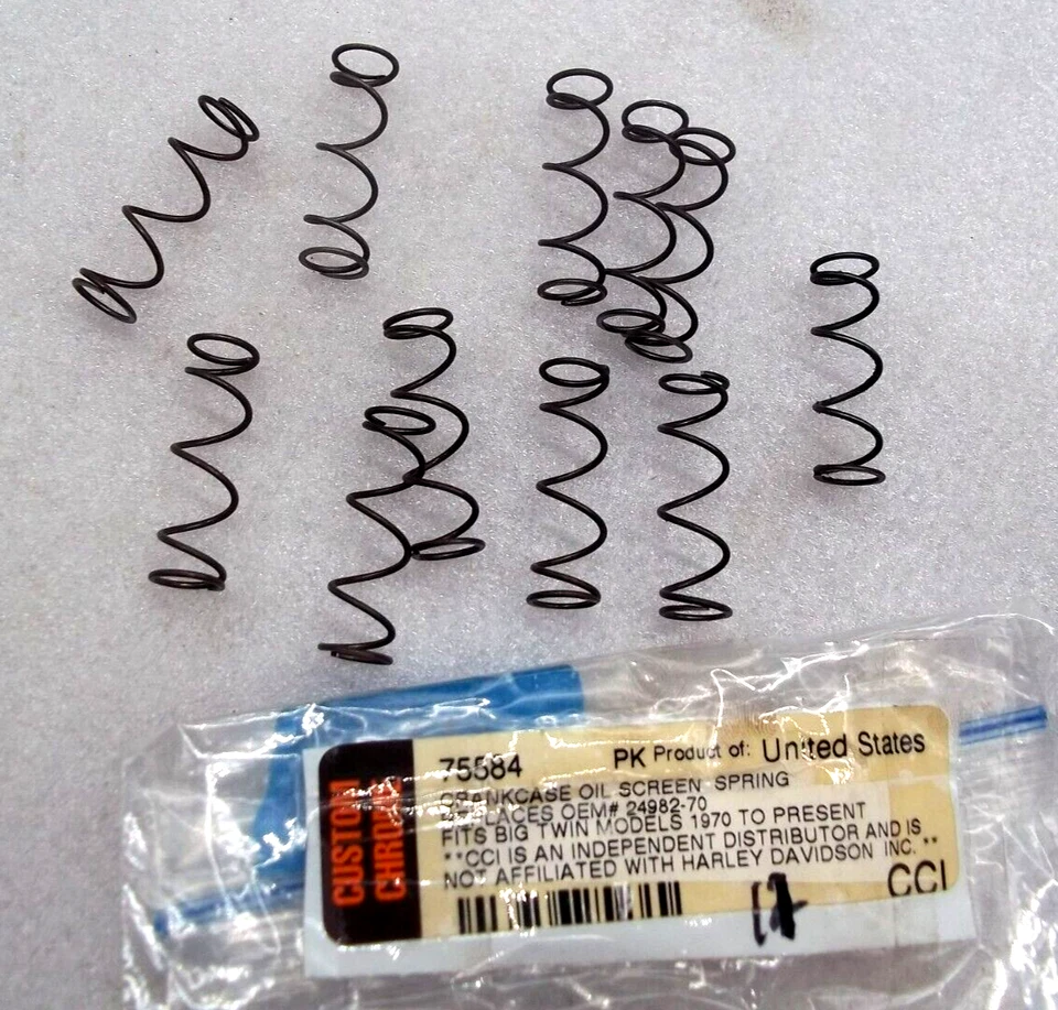 pack of 11 Tappet Oil Screen Spring fits Harley Davidson 24982-70 (HD-619) - Image 1 of 2