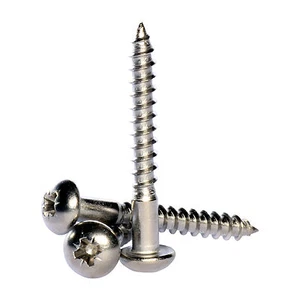 Tornillos de madera Pozidrive DIN 7996 de acero inoxidable A2 Cabeza redonda - Imagen 1 de 1