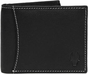 New Premium Quality Bi-fold Leather Wallet for Men Black Colour - Picture 1 of 8