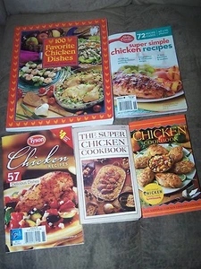 Set of 5 Chicken Cookbooks in Great Shape MSRP $39.00 - Picture 1 of 7