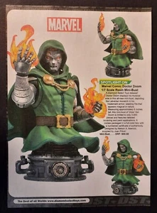 Marvel Comics DOCTOR DOOM 1/7 Scale Mini-Bust ~ Magazine Page PRINT AD - Picture 1 of 1