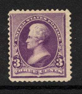 SCOTT 253 1894 3 CENT JACKSON REGULAR ISSUE MH OG F-VF CAT $85! - Picture 1 of 2