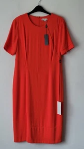 Whistles Pencil Dress Orange Midi Occasion Size Uk 14 BNWT  - Picture 1 of 18