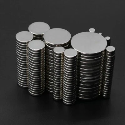 6mm 8mm 10mm 20mm 30mm Thick:2/3mm Strong Rare Earth Neodymium Disc Magnets N50
