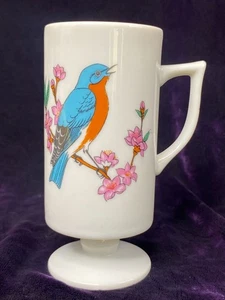 Vintage Fred Roberts 1960er irischer Kaffeetasse Fußsockel Singvogel Japan (2) - Bild 1 von 7