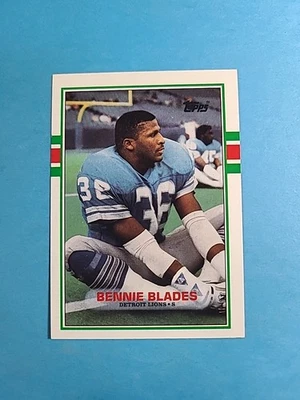 Bennie Blades 1989 Topps Football Card # 365 J2926 - Image 1 of 2