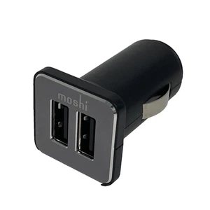 Moshi Car Charger Duo 2-port Black - Picture 1 of 6