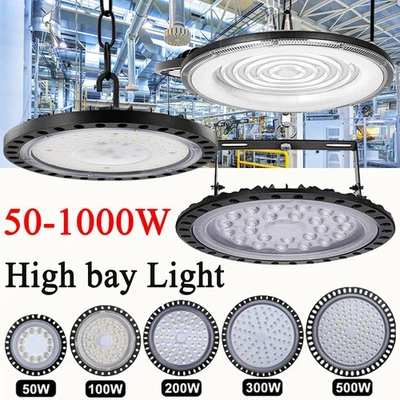 UFO LED illuminazione sala lampada industriale super luminosa faretto sala luce sala - Immagine 1 di 4